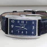 Tiffany & Co East West Automatic 3 Hand Ref 36813946 Steel Blue Dial
